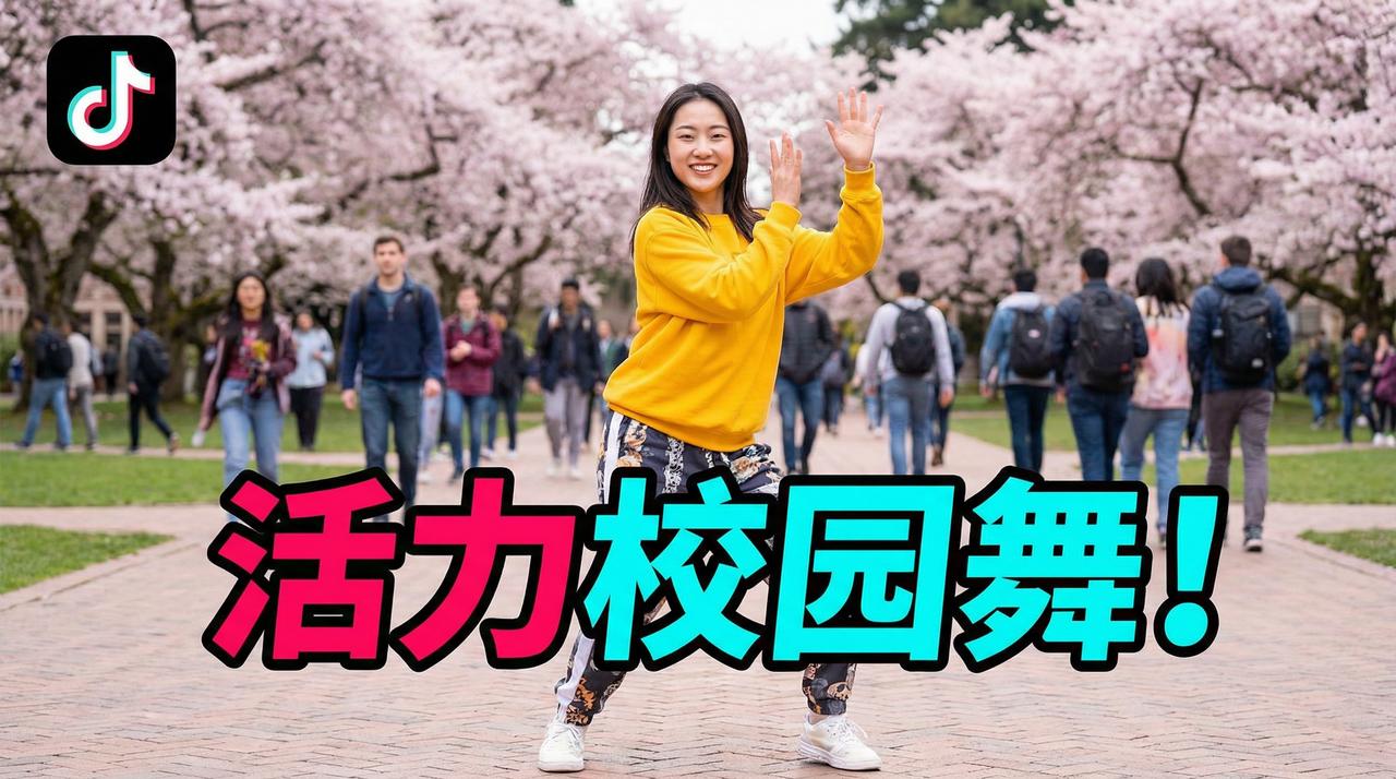媚黑 - TikTok风格活力校园舞短传媒